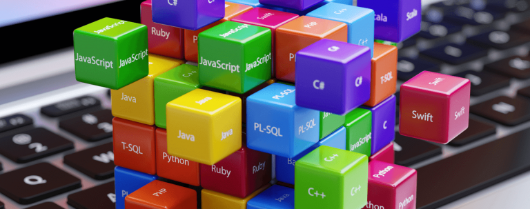 Programming languages cubes