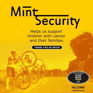 Mint Security sponsoroi Rynkeby Godmorgon pyöräilyjoukkuetta
