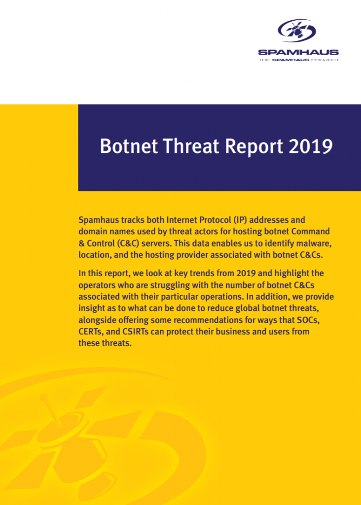 Spamhaus Botnet Report 2019