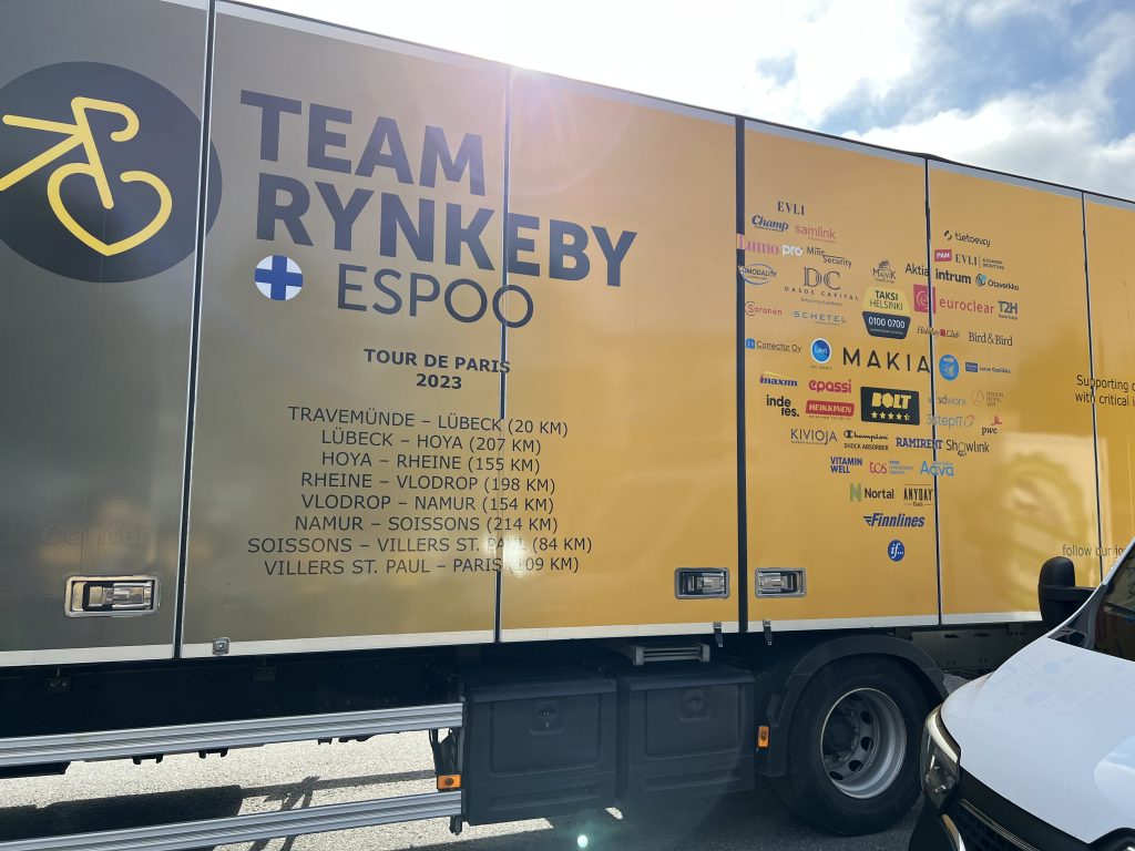 Team Rynkeby 2023 - Matkalla Pariisiin
